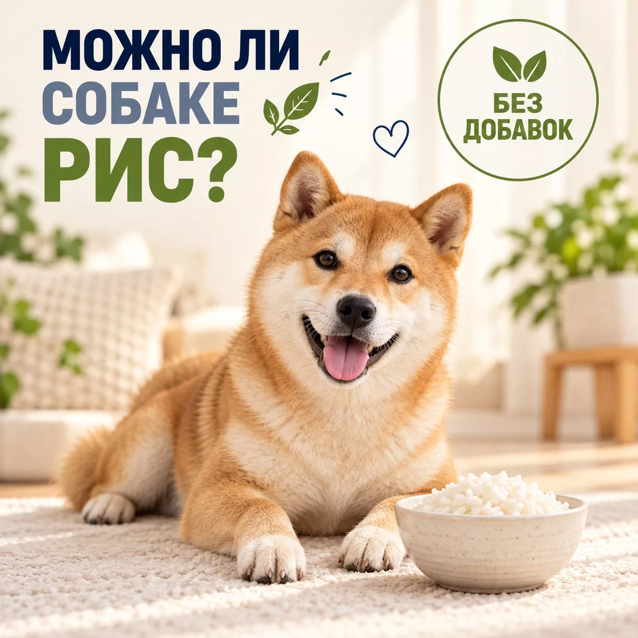 Можно ли собакам рис