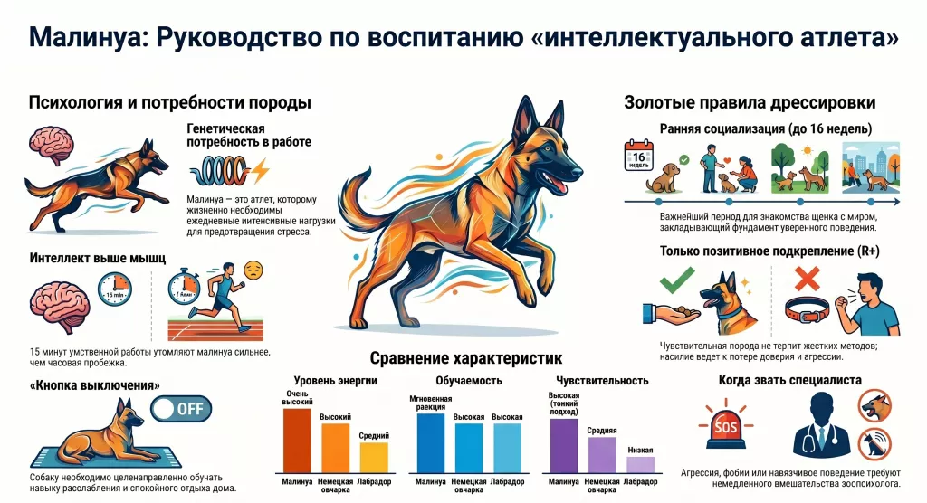 Дрессировка Бельгийская овчарка (Малинуа)