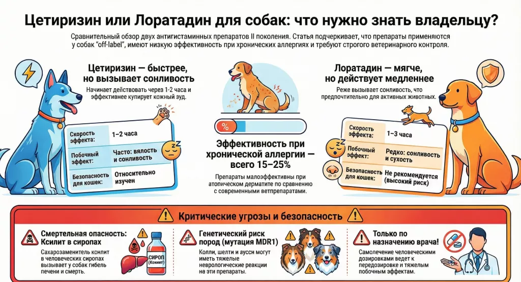 Цетиризин и Лоратадин