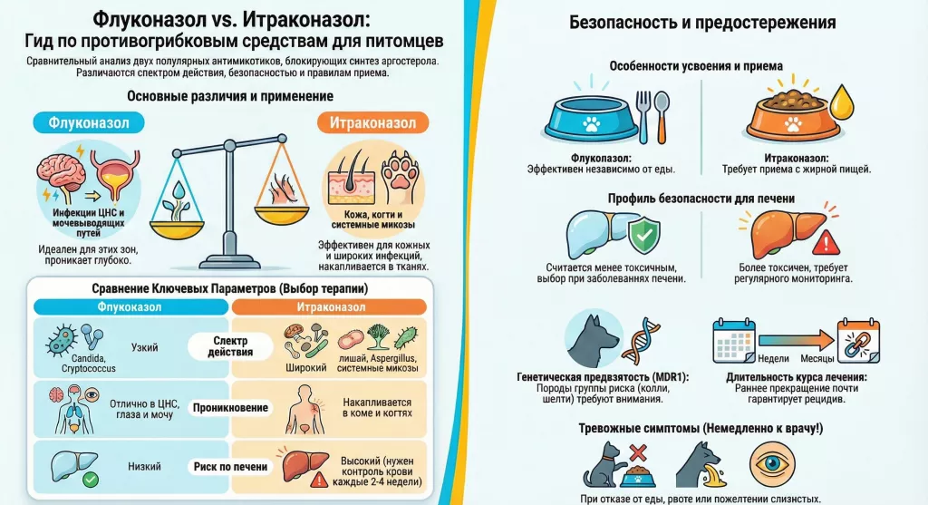 Флуконазол и Итраконазол