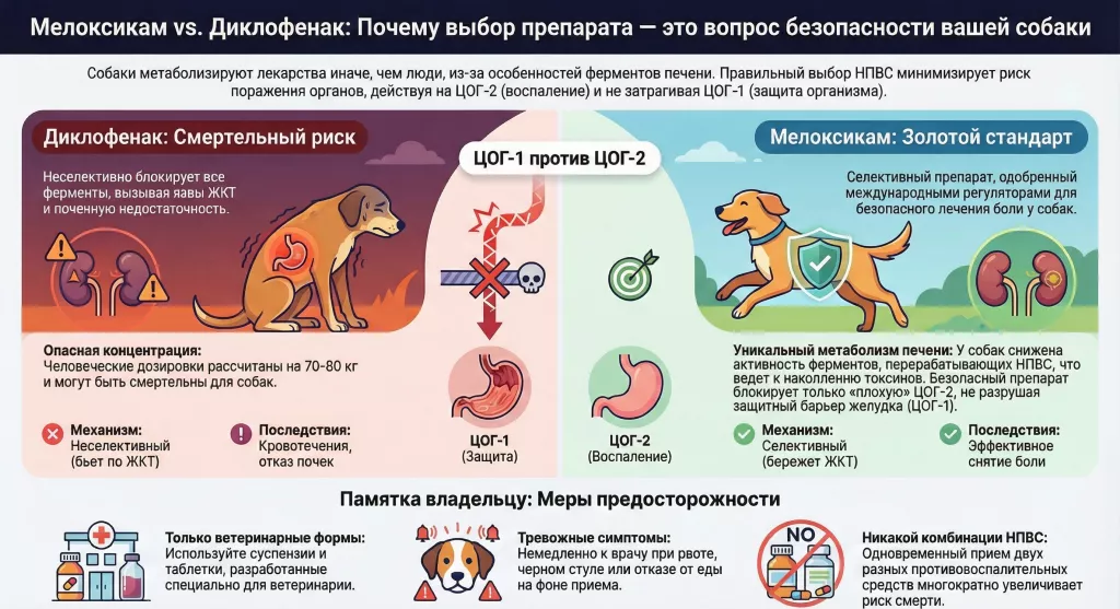 Сравнительный анализ: Мелоксикам против Диклофенака