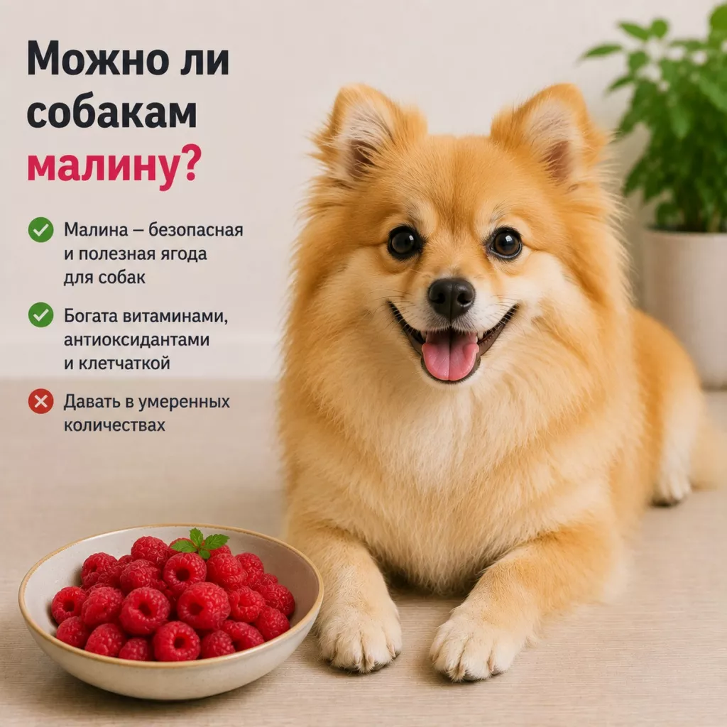 Можно ли собаке малину