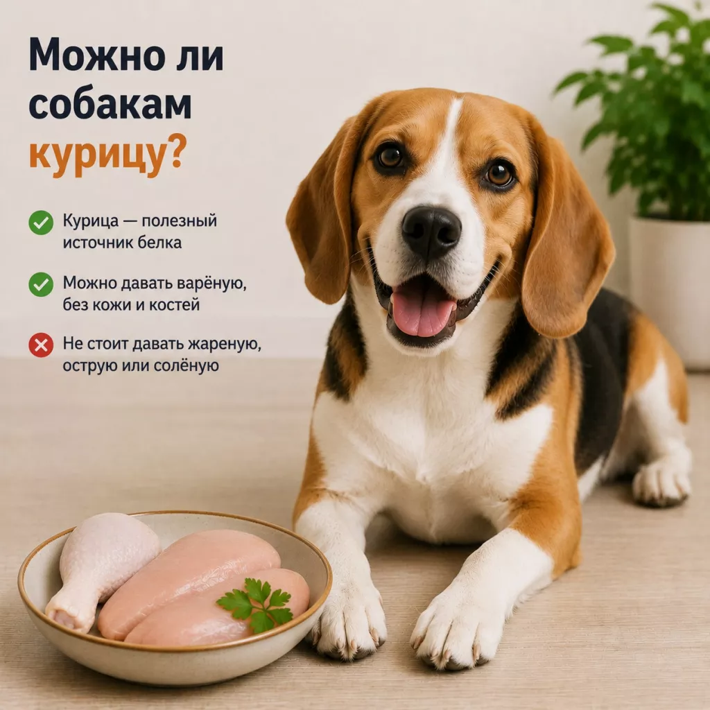 Можно ли собаке курицу