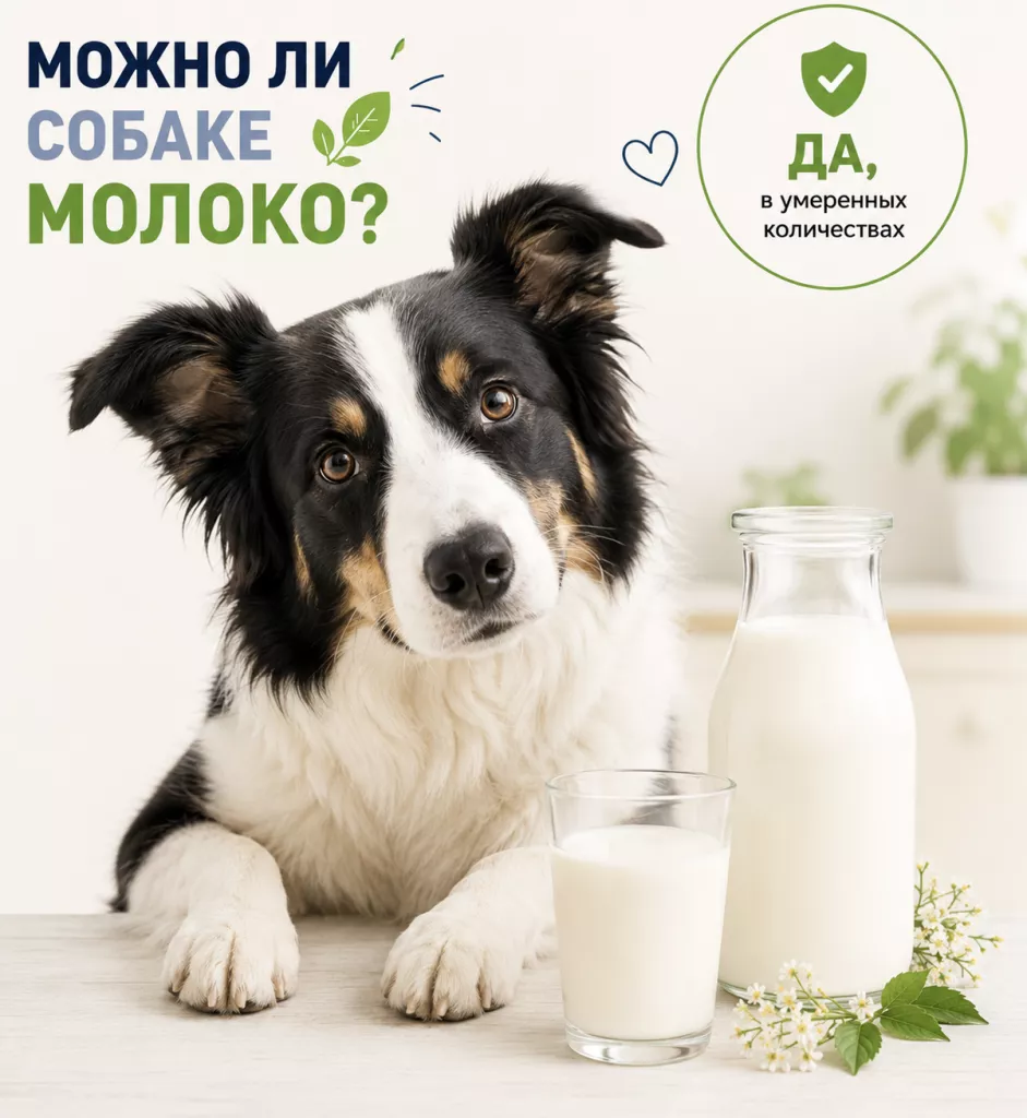 Можно ли собакам молоко