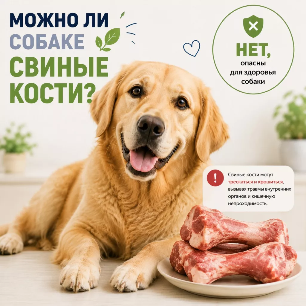 Можно ли собаке свиные кости