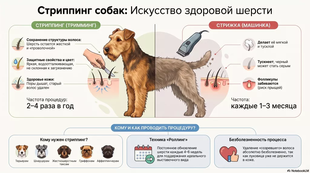 Ответ на вопрос что такое стриппинг собак
