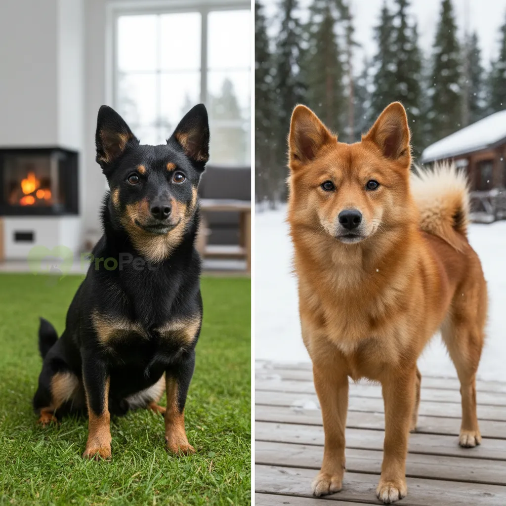 Шипперке vs Финский шпиц: сравнение пород